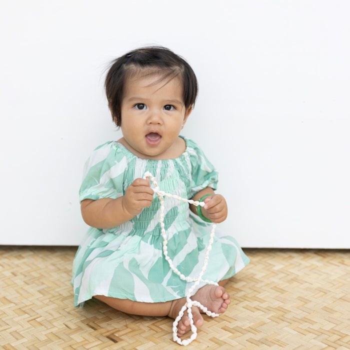 Banana Leaf Sleeved Melody Romper - Sweet Sweet Honey Hawaii