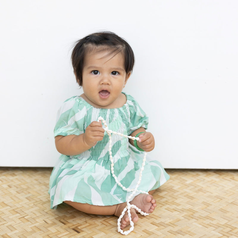 Banana Leaf Sleeved Melody Romper - Sweet Sweet Honey Hawaii
