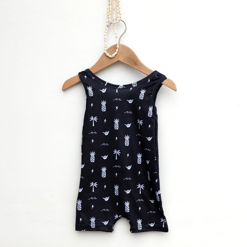 Black Westside Tank overalls - Sweet Sweet Honey Hawaii