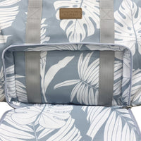 Blue Palm Weekend Bag - Sweet Sweet Honey Hawaii