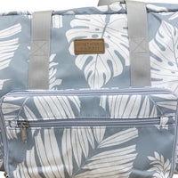 Blue Palm Weekend Bag - Sweet Sweet Honey Hawaii