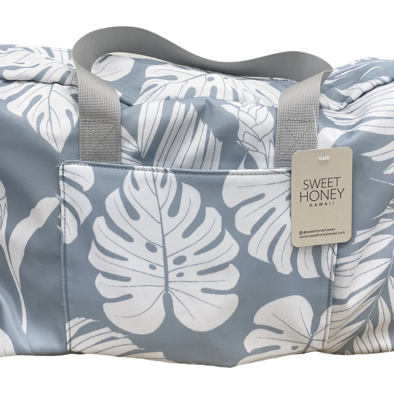 Blue Palm Weekend Bag - Sweet Sweet Honey Hawaii