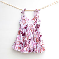 Cream Pahoa Shoulder Tie Dress - Sweet Sweet Honey Hawaii