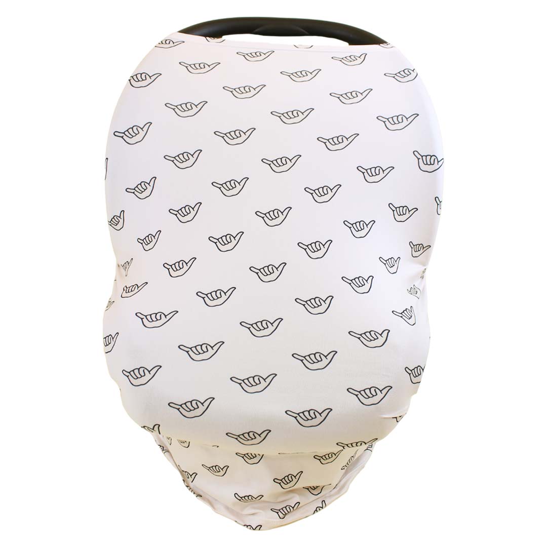Cream Shaka Car Seat Cover - Sweet Sweet Honey Hawaii