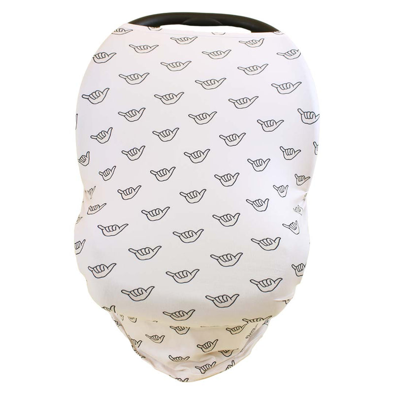 Cream Shaka Car Seat Cover - Sweet Sweet Honey Hawaii