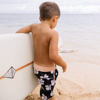 Eco-Friendly Midnight Hibiscus Boardies - Sweet Sweet Honey Hawaii