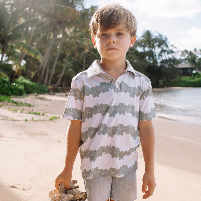 Gardenia Cream Collared Shirt - Sweet Sweet Honey Hawaii