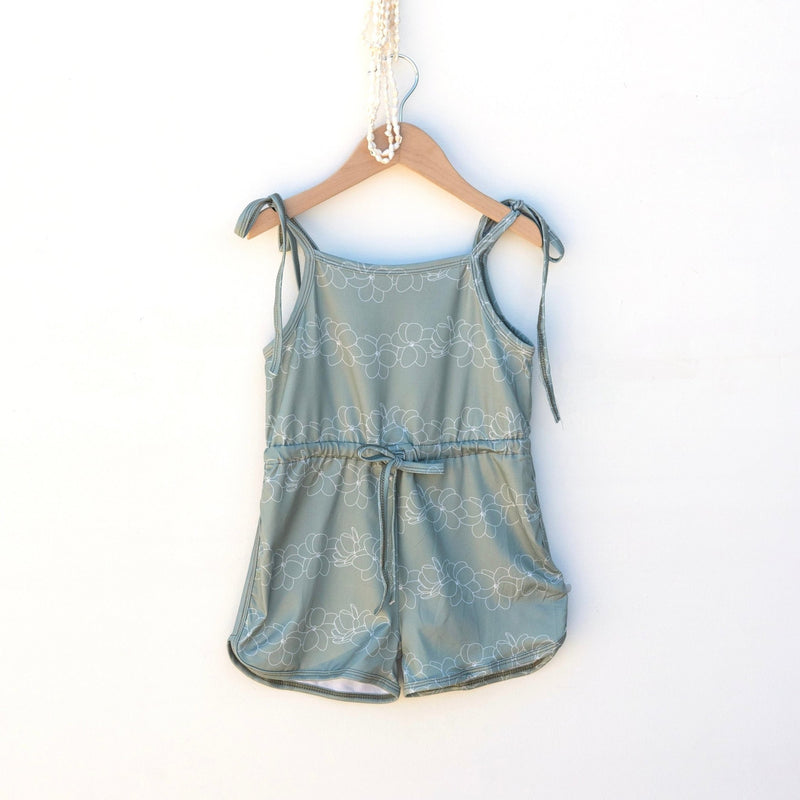 Gardenia Olive Haleiwa Romper - Sweet Sweet Honey Hawaii