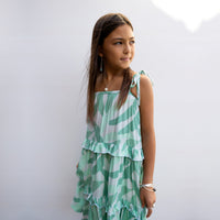 Girl's Banana leaf Maxi Dress - Sweet Sweet Honey Hawaii