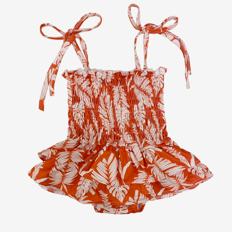 Sunset Palm Melody Romper
