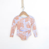 Kid's Sands of Wailea Longsleeve one piece Bikini - Sweet Sweet Honey Hawaii