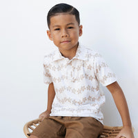 Maple Pua Collared Shirt - Sweet Sweet Honey Hawaii