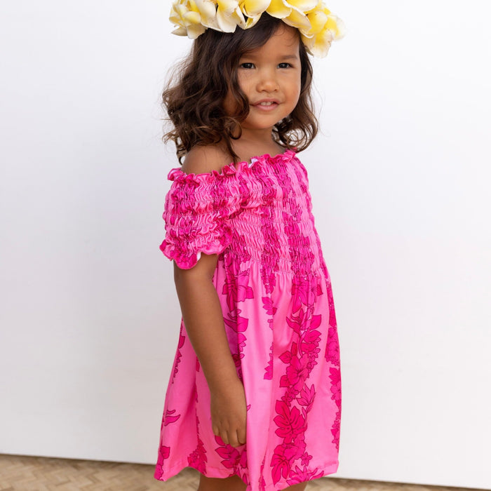 Off The Shoulder Mauna Lani Magenta Dress - Sweet Sweet Honey Hawaii