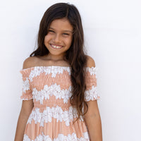 Off The Shoulder Sandy Gardenia Dress - Sweet Sweet Honey Hawaii