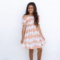 Off The Shoulder Sandy Gardenia Dress - Sweet Sweet Honey Hawaii