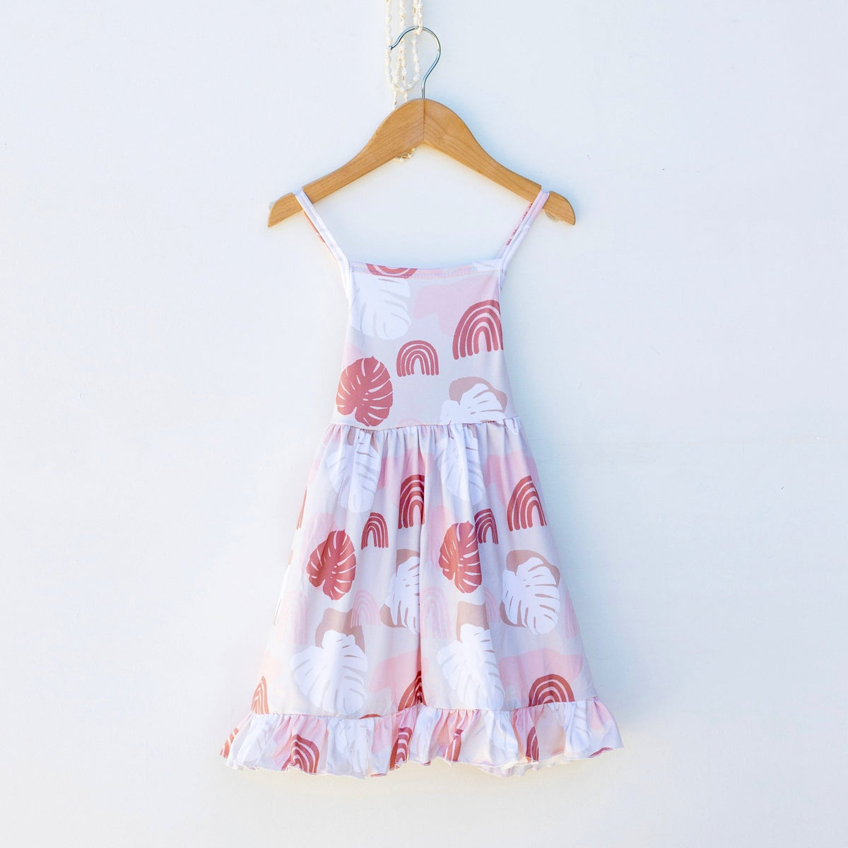 Rainbow Monstera Stella Dress - Sweet Sweet Honey Hawaii