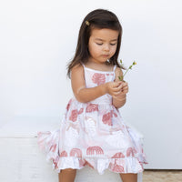 Rainbow Monstera Stella Dress - Sweet Sweet Honey Hawaii