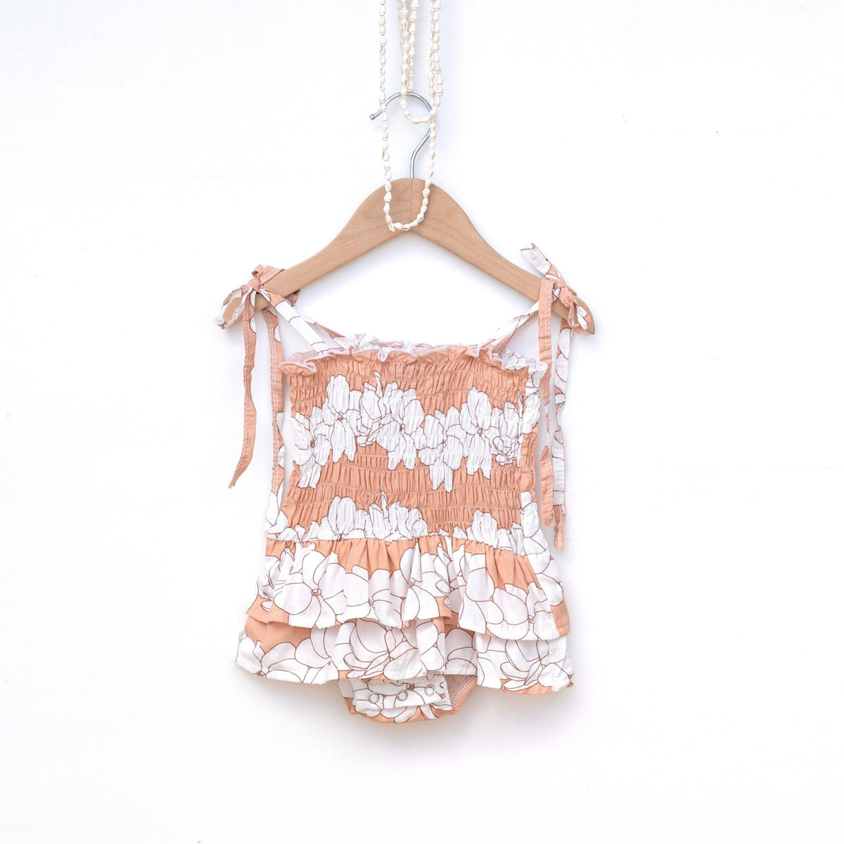Sandy Gardenia Melody Romper - Sweet Sweet Honey Hawaii