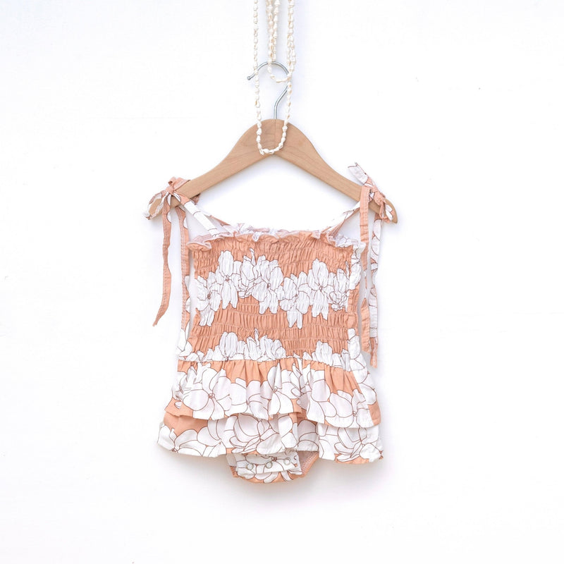 Sandy Gardenia Melody Romper - Sweet Sweet Honey Hawaii
