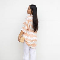 unisex Sandy Gardenia Button Down Shirt - Sweet Sweet Honey Hawaii