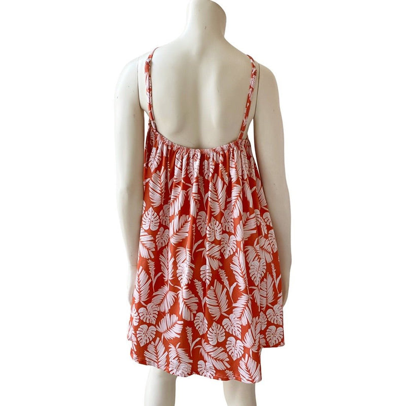 Women's Sunset Palm Halter Dress - Sweet Sweet Honey Hawaii